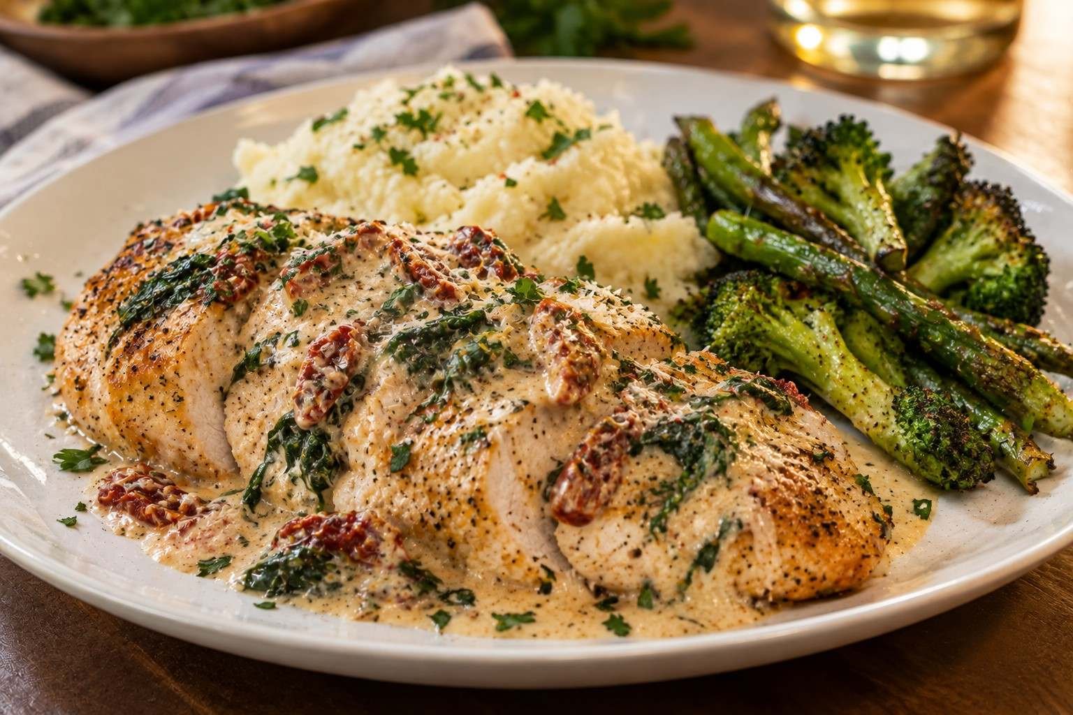 Creamy Tuscan Chicken Recipe – Easy One-Pan Dinner | Creamy Tuscan Chicken Recipe for Dinner