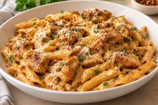 Creamy Cajun Chicken Pasta Recipe – Spicy & Easy Dinner | Easy Dinner Ideas